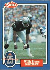 Willie Brown Football Cards 1988 Swell Greats Prices