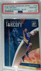 Kobe Bryant [Blue] #15 Basketball Cards 2018 Panini Donruss Optic All Clear for Takeoff Prices