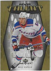 Will Cuylle [Gold Script] Hockey Cards 2023 Upper Deck MVP 20th Anniversary Prices