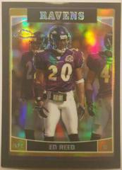 Ed Reed [Black Refractor] Football Cards 2006 Topps Chrome Prices