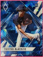 Triston McKenzie [Blue Ice] #21 Baseball Cards 2021 Panini Chronicles Phoenix Prices