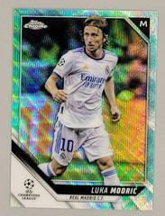 Luka Modric [Aqua Wave Refractor] Soccer Cards 2021 Topps Chrome UEFA Champions League Prices