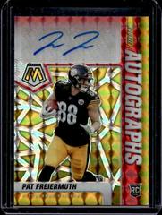 Pat Freiermuth [Choice Fusion Red Yellow] #RA-32 Football Cards 2021 Panini Mosaic Rookie Autographs Prices