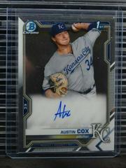 Austin Cox #CPA-AC Baseball Cards 2021 Bowman Chrome Prospect Autographs Prices