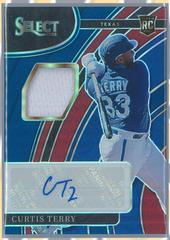 Curtis Terry [Tri Color] #RJA-CT Baseball Cards 2022 Panini Select Rookie Jersey Autographs Prices