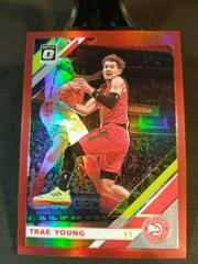 Trae Young [Red] Basketball Cards 2019 Panini Donruss Optic Prices
