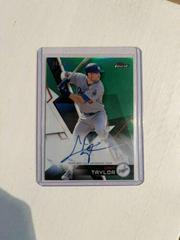 Chris Taylor [Green Refractor] Baseball Cards 2018 Topps Finest Autographs Prices