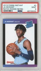 JA Morant #2 Basketball Cards 2019 Panini Instant Rated Rookie Retro Prices
