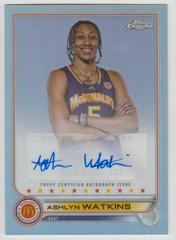Ashlyn Watkins #CA-AW Basketball Cards 2022 Topps Chrome McDonald's All-American Autographs Prices