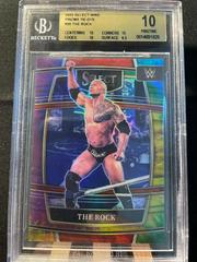 The Rock [Tie Dye Prizm] Wrestling Cards 2022 Panini Select WWE Prices