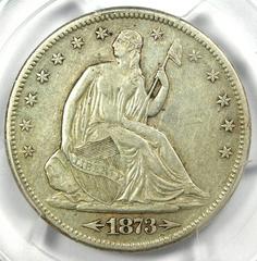 1873 S [ARROWS] Coins Seated Liberty Half Dollar Prices