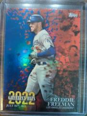 Freddie Freeman [Blue] #22GH-8 Baseball Cards 2023 Topps 2022 Greatest Hits Prices