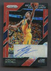 Donovan Mitchell [Choice Prizm] #SS-DML Basketball Cards 2018 Panini Prizm Sensational Signatures Prices