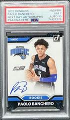 Paolo Banchero #ND-PBM Basketball Cards 2022 Panini Donruss Next Day Autographs Prices