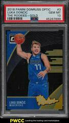 Luka Doncic [Gold] #3 Basketball Cards 2018 Panini Donruss Optic the Rookies Prices