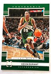 Kevin Durant #7 Basketball Cards 2022 Panini Photogenic First Night Prices