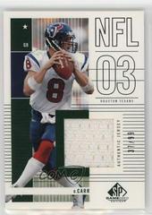 David Carr [Jersey] #165 Football Cards 2003 SP Game Used Prices