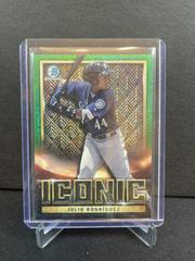 Julio Rodriguez [Green] #BI-9 Baseball Cards 2023 Bowman Chrome Iconic Prices