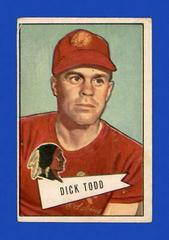 Dick Todd Football Cards 1952 Bowman Large Prices