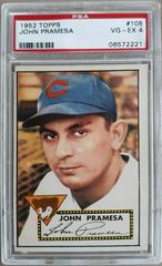 John Pramesa #105 Baseball Cards 1952 Topps Prices