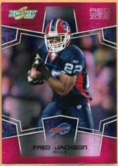 Fred Jackson [Red Zone] Football Cards 2008 Panini Score Select Prices