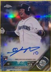 Dae Ho Lee [Blue Refractor] #RA-DL Baseball Cards 2016 Topps Chrome Rookie Autographs Prices