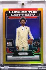 Amen Thompson [Gold] #12 Basketball Cards 2023 Panini Prizm Luck of the Lottery Prices