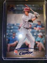 Evan Carter [Blue] #18 Baseball Cards 2023 Panini Chronicles Luminance Prices