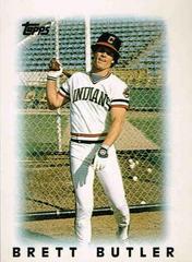 Brett Butler #12 Baseball Cards 1986 Topps Mini League Leaders Prices