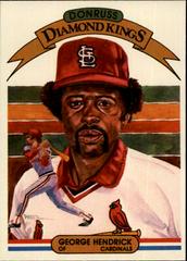 George Hendrick #9 Baseball Cards 1982 Donruss Prices