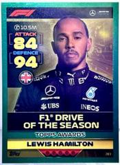 Lewis Hamilton [Mirror Green] #283 Racing Cards 2022 Topps Turbo Attax Formula 1 Prices
