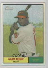 Adam Jones [Black Refractor] Baseball Cards 2010 Topps Heritage Chrome Prices