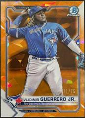 Vladimir Guerrero Jr. [Orange] #10 Baseball Cards 2021 Bowman Chrome Sapphire Prices