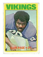 Alan Page Football Cards 1972 Topps Prices