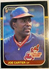 Joe Carter [Name in Brown Band] #156 Baseball Cards 1987 Donruss Prices
