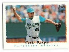 Pat Rapp #287 Baseball Cards 1995 Topps Cyberstats Prices