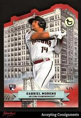 Gabriel Moreno [60 Broadway Red Die Cut] #14 Baseball Cards 2023 Topps Brooklyn Collection Prices