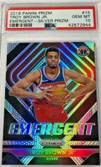 Troy Brown Jr. [Silver Prizm] Basketball Cards 2018 Panini Prizm Emergent Prices