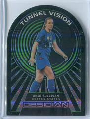 Andi Sullivan [Green] Soccer Cards 2022 Panini Obsidian Tunnel Vision Prices