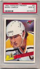 Mario Lemieux #91 Hockey Cards 1993 O-Pee-Chee Premier Prices