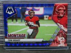 Tom Brady [Blue Mosaic] #MON-8 Football Cards 2021 Panini Mosaic Montage Prices