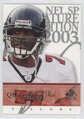 Michael Vick Football Cards 2003 SP Signature Prices
