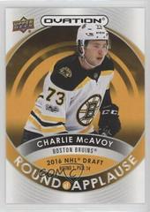 Charlie McAvoy #RA-15 Hockey Cards 2021 Upper Deck Ovation Round of Applause Prices