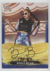 Bianca Belair [Blue] #A-BB Wrestling Cards 2020 Topps WWE NXT Roster Autographs Prices