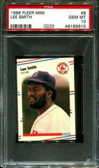 Lee Smith #9 Baseball Cards 1988 Fleer Mini Prices