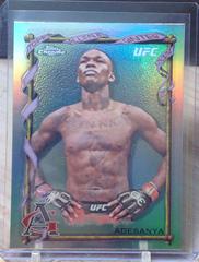 Israel Adesanya [Refractor] #AAG-7 Ufc Cards 2024 Topps Chrome UFC Allen & Ginter Prices