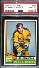 Marshal Johnston #189 Hockey Cards 1974 O-Pee-Chee Prices