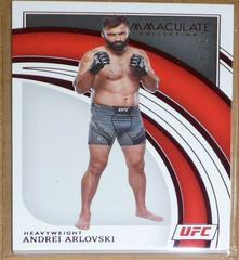Andrei Arlovski [Red] #75 Ufc Cards 2022 Panini Immaculate UFC Prices