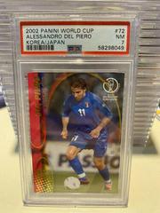 Alessandro Del Piero Soccer Cards 2002 Panini World Cup Korea Japan Prices