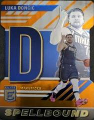 Luka Doncic [Orange Die-Cut] #25 Basketball Cards 2023 Donruss Elite Spellbound Prices